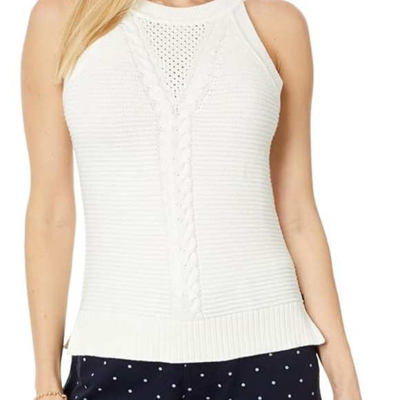 Tommy Hilfiger Womens Sleeveless Pullover Sweater - Picture 2 of 5